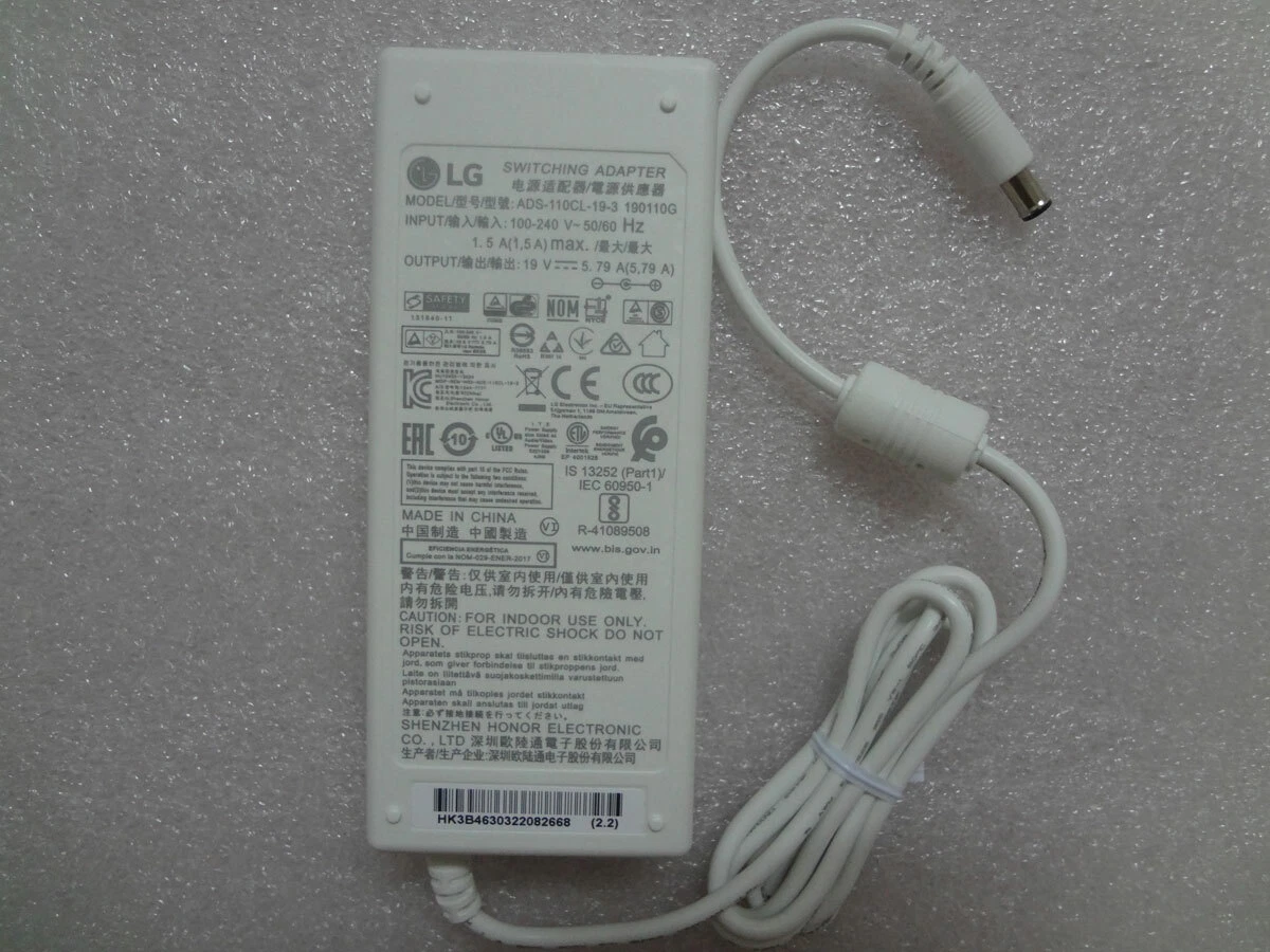 110W Original 19V 5.79A for LG 34UC88-B 34