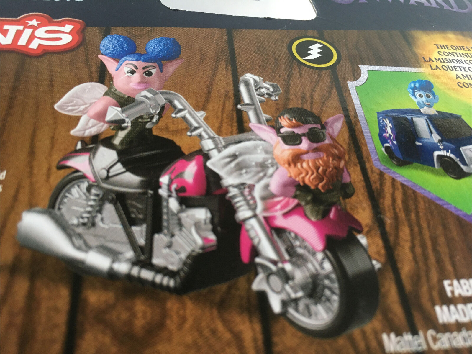 Pixar Minis Disney Onward Sprites & Pink Motorcycle New Sealed