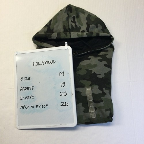 Hollywood the Jean People Camo Print Hoodie, size Med NWT - Picture 8 of 8