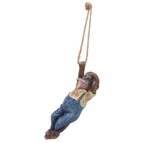 Garden Monkey Statues Cute Simulation Resin Hanging Monkey Garden Ornament Fo - Picture 6 of 22