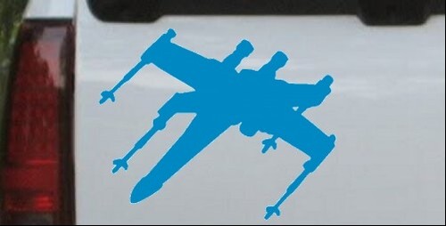 Star Wars X-Wing Fighter Car or Truck Window Laptop Decal Sticker - Picture 22 of 32