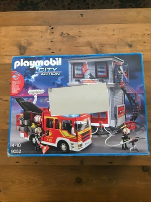 playmobil city action fire station 9052