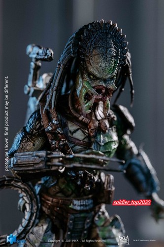 1/18 HIYA LP0124 Alien Predator Batalla Dañado Lobo Héroe Sangre Figura Muñeca Juguete - Imagen 5 de 11