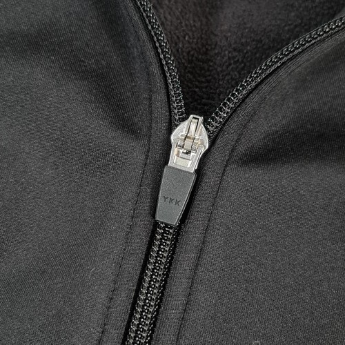 Uniqlo Womens Jacket Black XS Softshell Hooded Full Zip Fleece Lined - Picture 4 of 7