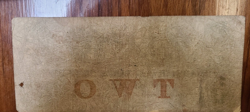 1850's $2 ADRIAN INSURANCE COMPANY BANK NOTE- MICHIGAN - OBSOLETE CURRENCY - Picture 2 of 2