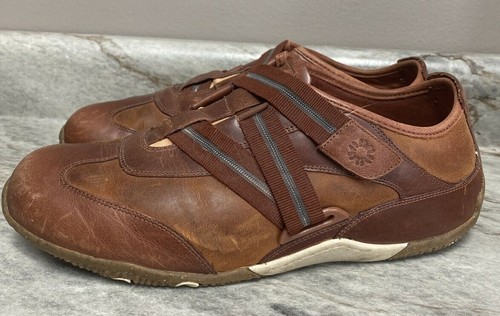 ZUMFOOT Women's Brown Leather Sneakers Oxfords SIZE 41 EU 9.5M US - Picture 3 of 6