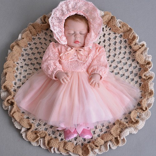 Set Di Abiti Formali Per Battesimo E Matrimonio Per Bambine 2 Pz - Foto 7 di 10