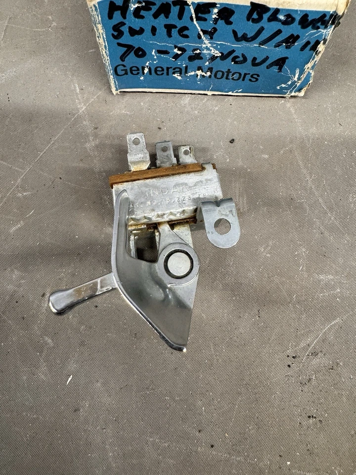 NOS 1969-1974 Chevy Camaro Nova Heater Fan Blower Motor Switch Pontiac Phoenix - Image 3 of 4