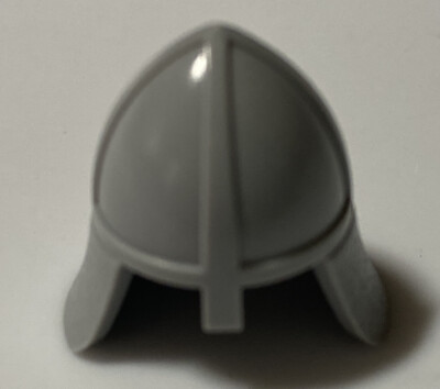 LEGO Part-3844 Minifigure Light Gray Headgear Helmet Castle with Neck  Protector