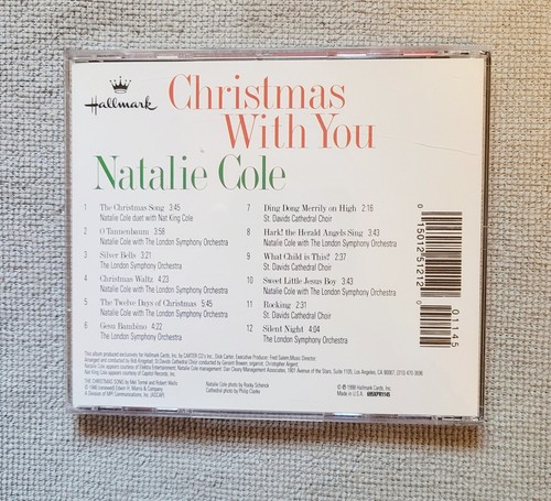 Hallmark Presents Natalie Cole Christmas With You CD 1998 12 Songs Free Shipping - Picture 2 of 3