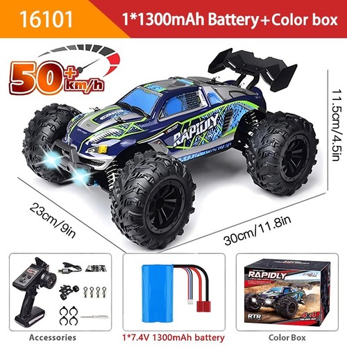 RC Car High Speed Drift Monster LED Remote Control Cars 4x4 Truck 4WD Kids Toys - Picture 76 of 96