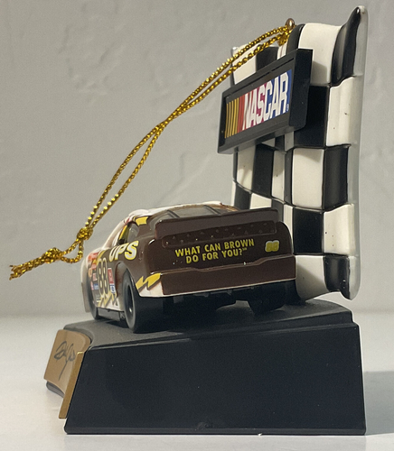 Dale Jarrett Christmas NASCAR #88 Ornament UPS 2003 Collectible Set of 2 - Picture 6 of 11