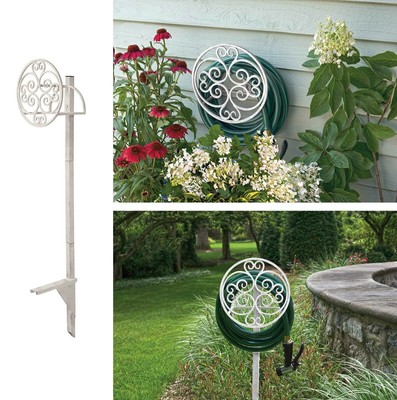 Free Standing Garden Hose Holder Stand Decorative Hanger Post - Garden Hose Post Hanger Free Standing Garden Hose Holder Stand Decorative Hanger Post - Garden Hose Post Hanger