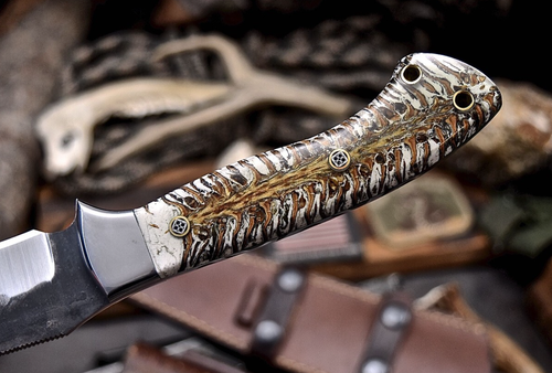CFK Handmade AUS 8 Custom PINE CONE Large Hunting Camping Skinner Sport Knife - Picture 3 of 9
