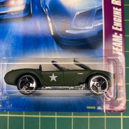 2008 Hot Wheels Olive Green SHELBY COBRA 427 S/C Card #154 HW25-052924 - Picture 2 of 6