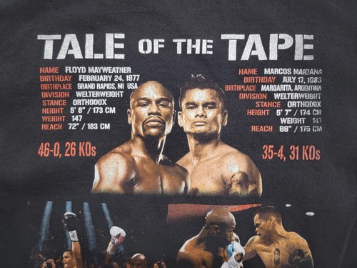 Mayhem Mayweather VS Maidana Fight 2014 Mens XL Black T Shirt Boxing - Picture 6 of 10