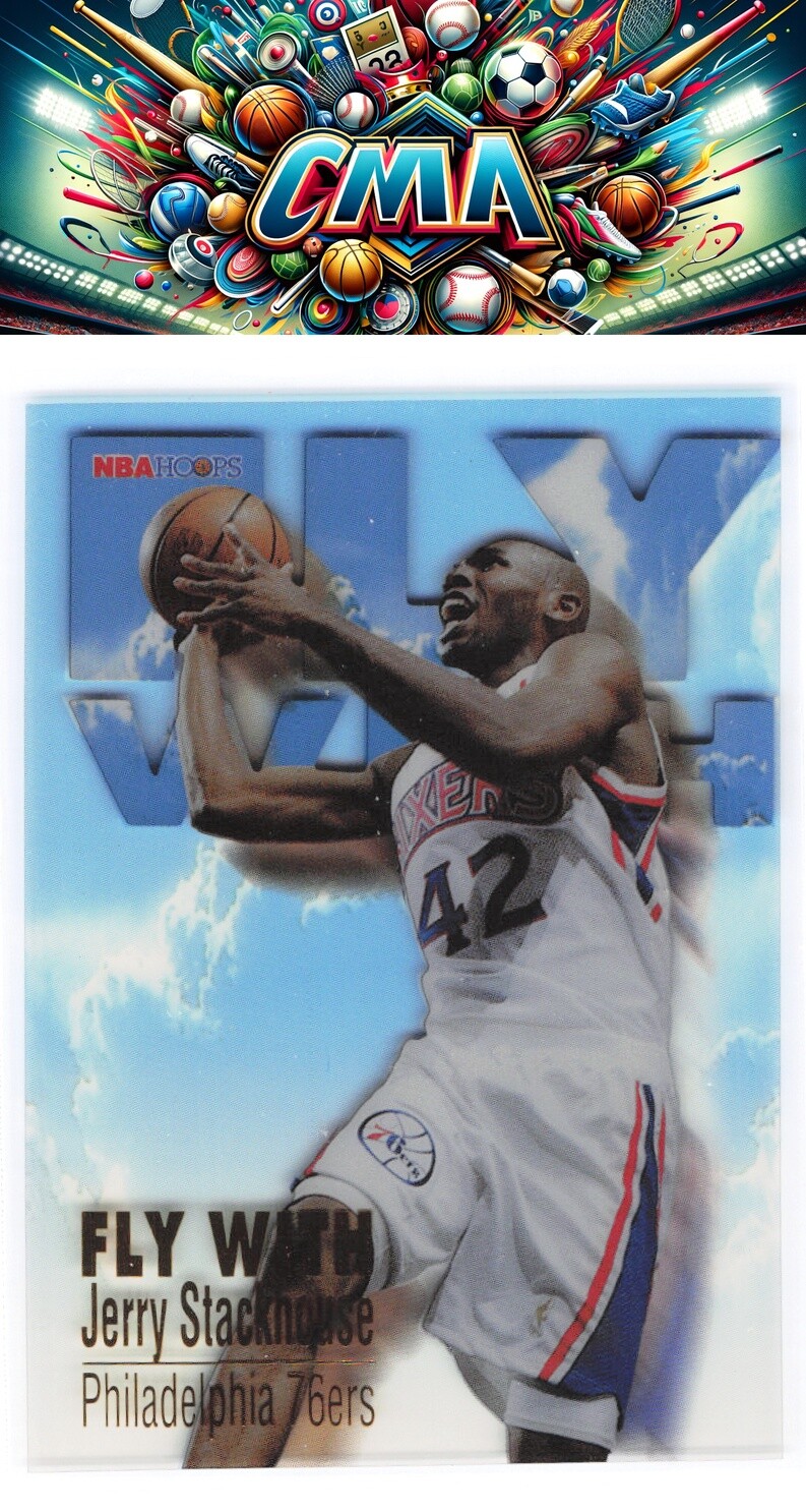 1996-97 Hoops #9 Jerry Stackhouse Fly With