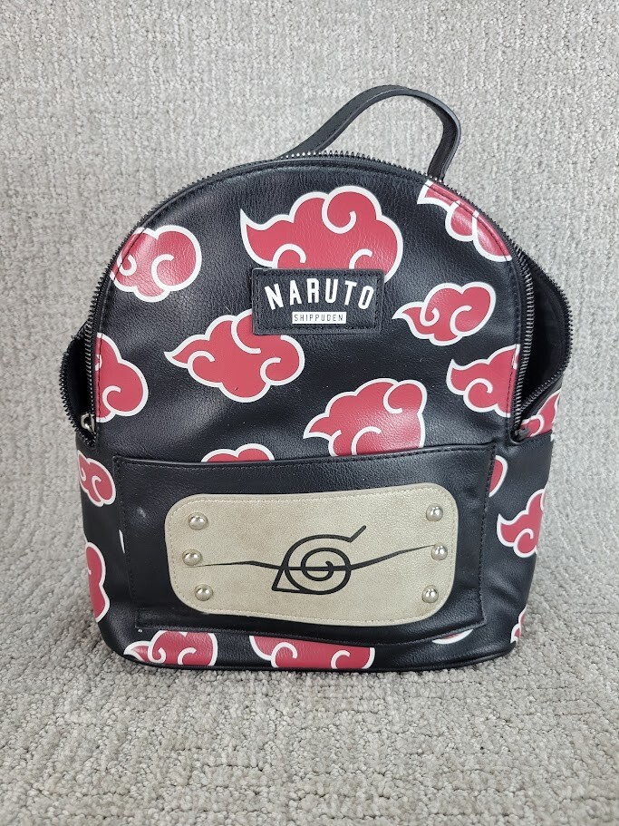 Naruto Shippuden Cloud Mini Backpack Broken Zipper - image 1