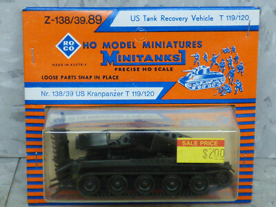 Roco Minitanks (NEW) 1/87 Modern US T-119 / 120 Tank Recovery Vehicle Lot #2496K