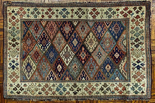 Antique Jaf Kurdish Bagface, ca. 1880; 2ft x 3ft