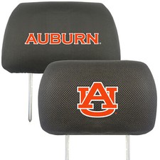 New NCAA Auburn Tigers Car Truck Suv Van 2pc Set Head Rest Covers