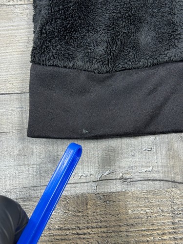 The North Face Jacket Girls Large Black Hooded Fleece Full Zip Hiking Youth - Picture 19 of 19