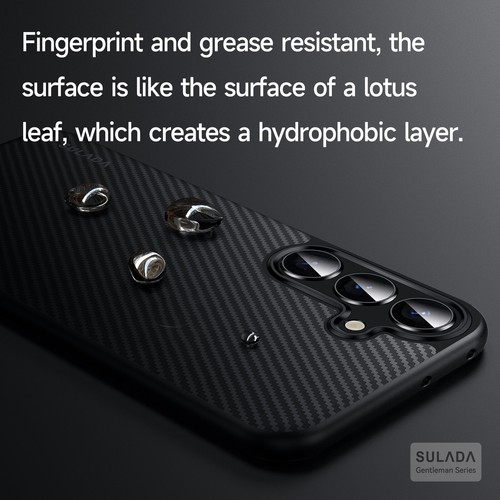 Kohlefaser Muster Stoßfest Mag Safe Hülle für Samsung Galaxy S25 Ultra / S25 - Bild 7 von 12