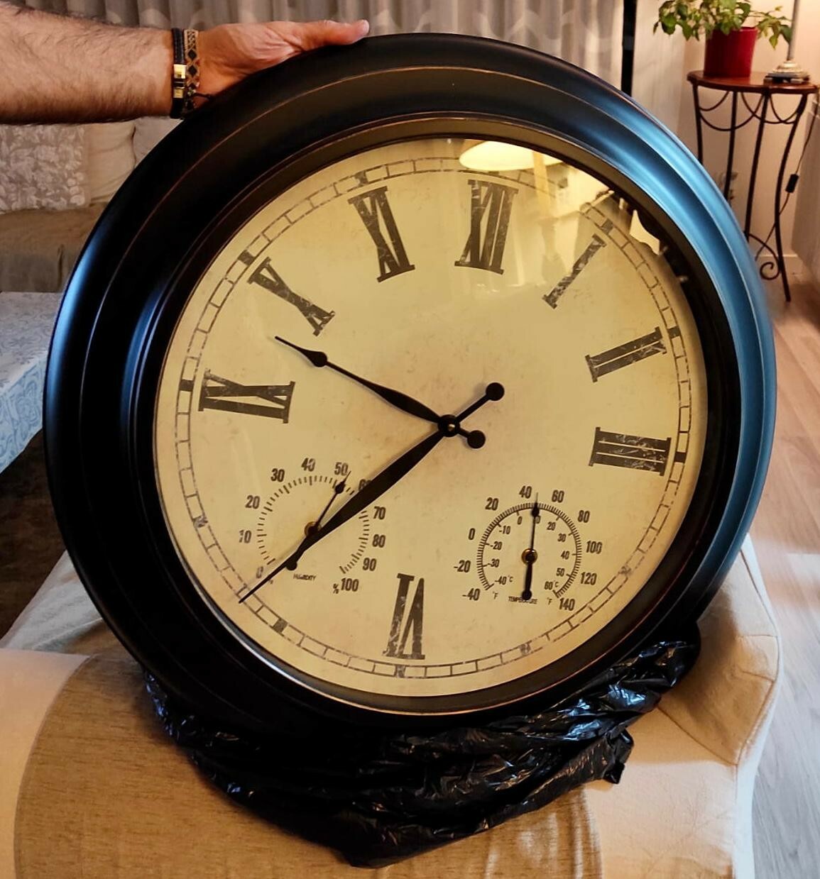 RELOJ DE PARED DE SALON - `PERFECTO ESTADO - DISEÑO CLAISCO