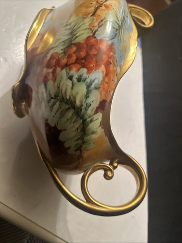 Vienna Austria Hand Painted Gold Gilt Bowl Signed IMA SOMMERS - Picture 12 of 14