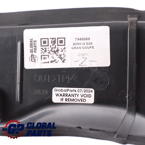BMW I4 G26 Gran Coupe Side Wing Panel Right O/S Fender Cover Seal 7946060 - Picture 4 of 12