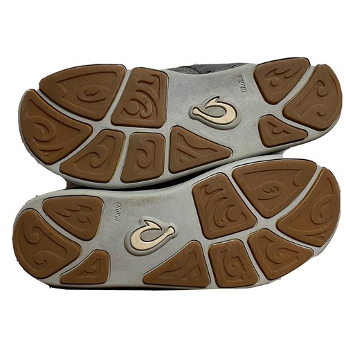Olukai Nohea Moku Malla Gris Sin Corbata Informal Barco Mocasín Zapatillas Zapatos Para Hombre 8.5 - Imagen 10 de 10
