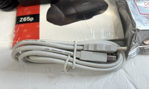 Lexmark Z65p Printer Manual install discs,ink Power Supply , and USB cord - Picture 4 of 6