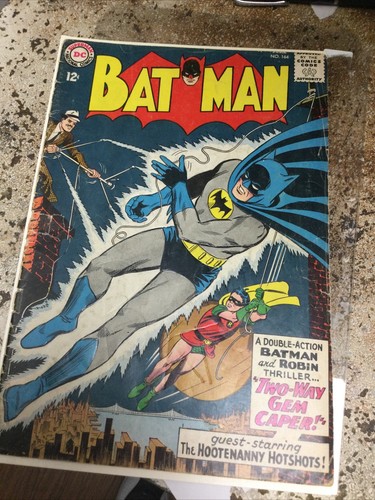 Batman #164 (1964) 1. New Look & Mystery Analysten von Gotham City! Geringe Qualität! - Bild 2 von 8