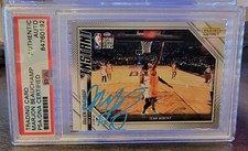 Milwaukee Bucks 2022 Panini Instant #32 MarJon Beauchamp Auto PSA/DNA