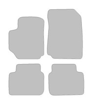 Fußmatten-Set für Fiat Croma II (2005-2011) Classic schwarz