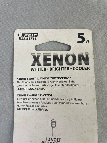 FEIT Electric 5-Watt 12-Volt Wedge Base Xenon Light Bulb 3000 Hour Bright White - Picture 6 of 6