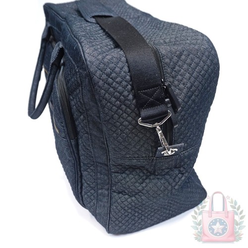 ❤️ vera bradley Midnight Navy Denim Grand Weekender Duffel - Picture 7 of 7