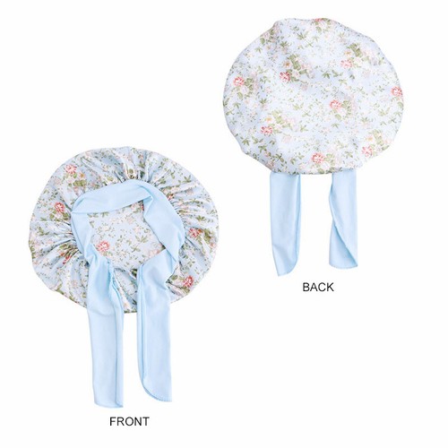 Kids Girls Satin Sleep Night Cap Hair Care Headwrap Wide Band Hat Turban Bonnet - Picture 18 of 21