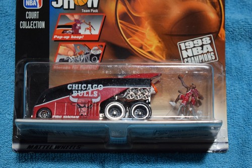Hotwheels Pro Show Court Collection Chicago Bulls 1998 NBA Champions RARE T20 - Picture 3 of 6