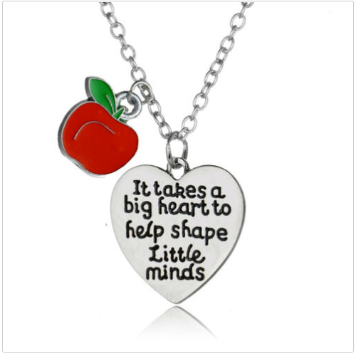 Nuevo Amor Corazón Dije Collar Joyería Collar Regalo para Maestro Regalos Para Maestros - Imagen 6 de 26