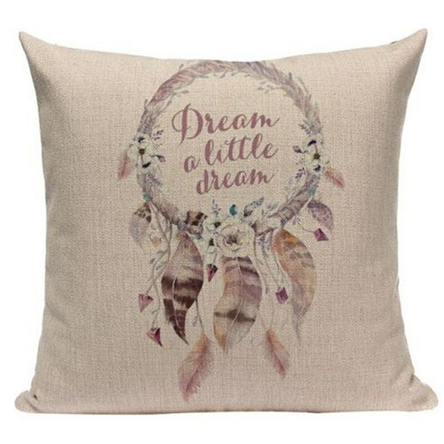 Gift Cotton Linen Modern Nordic Art Pink Pillow Creative WatercolorCushion Cover - Picture 5 of 37