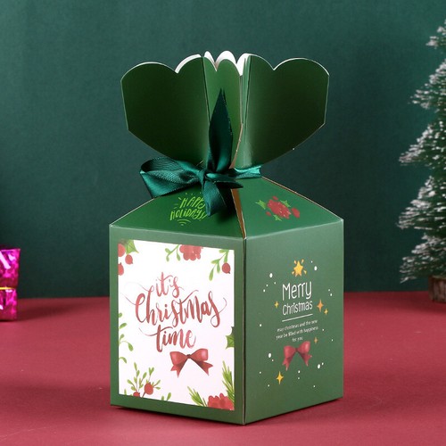 2023 NEW Christmas Apple Party Paper Favour Gift Cupcake Lunch Carrier Boxes - Picture 20 of 27