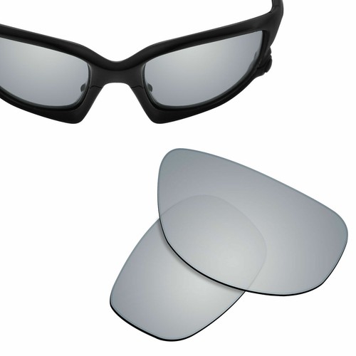 Polarized Replacement Lenses for-OAKLEY Split Jacket Sunglasses Silver Titanium - Picture 1 of 5