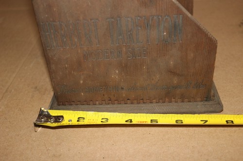 Antique Vintage Pall Mall Herbert Tareyton Cigarettes Wood Store Display Sign - Picture 10 of 12