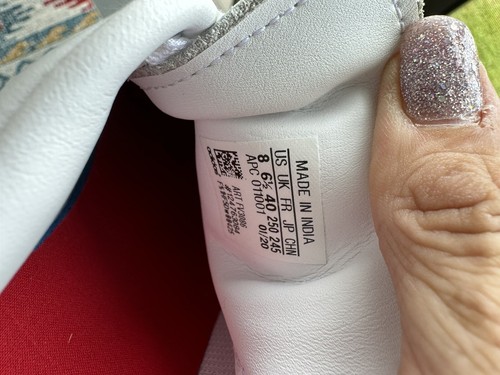 Adidas Stan Smith Para Mujer Talla 8 Piel de Serpiente Floral Mash Up Zapatos COMO NUEVOS - ¡RAROS! - Imagen 5 de 8