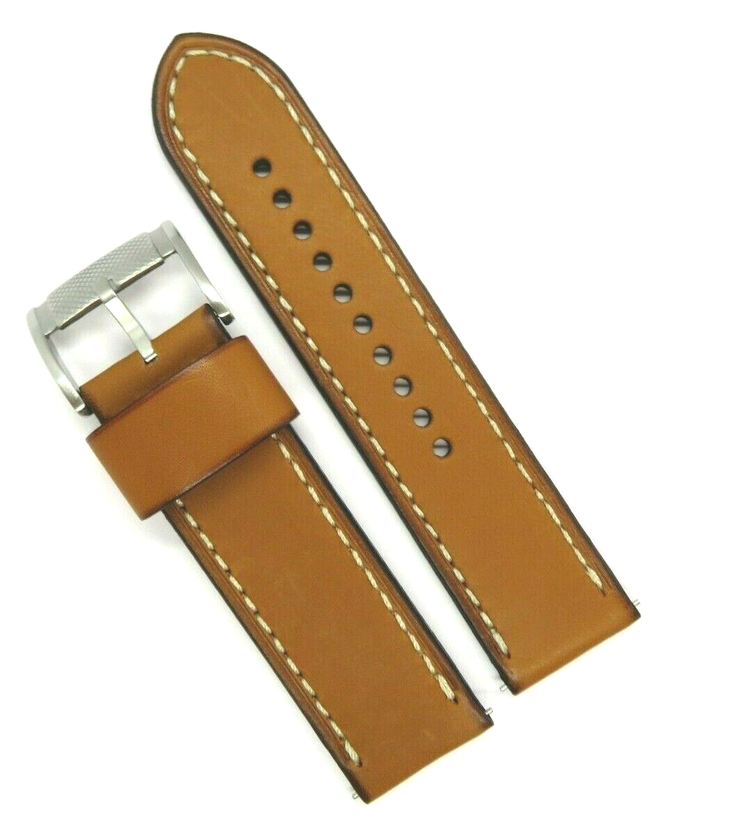 Fossil Original Replacement Leather Strap FS5063 Watch Band Brown 