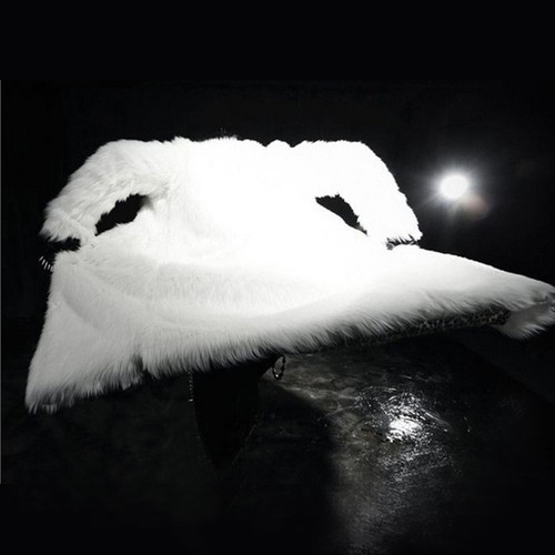 Fashion Mens Faux Fox Mink Fur Coats Long Winter Outwear Warm Trench - Picture 3 of 26