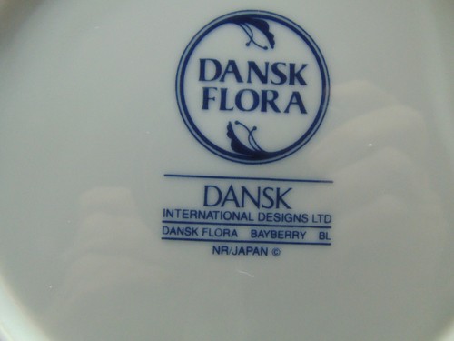 Dansk Flora Bayberry Brot und Butter Teller Japan - Bild 2 von 2