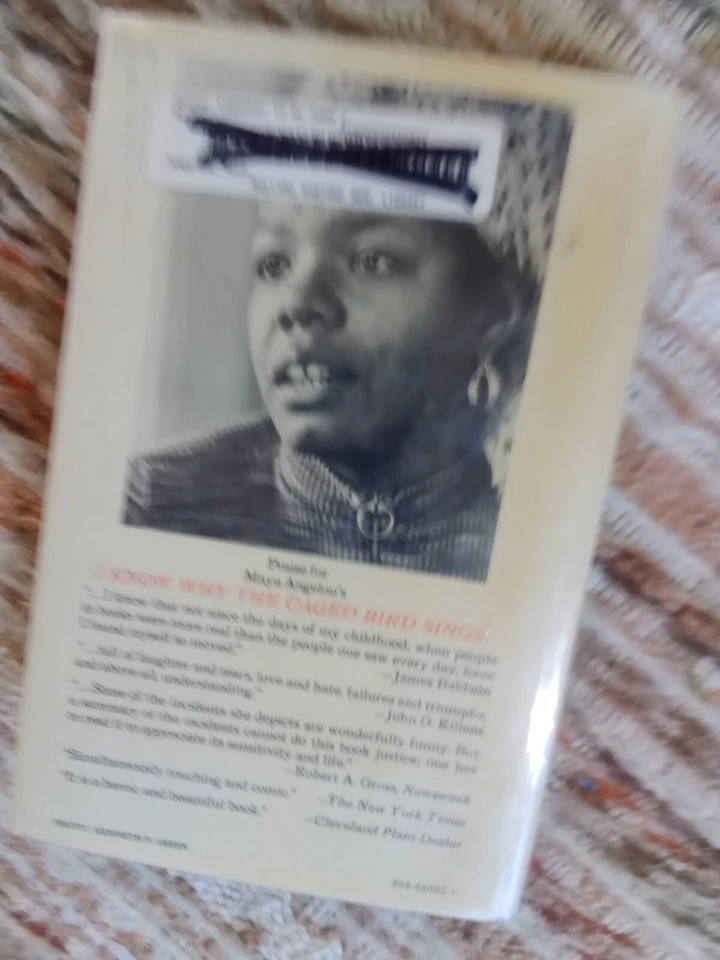 GATHER TOGETHER IN MY NAME  BY MAYA ANGELOU (1974,HCDJ, 1st edition) ex-lib - Image 2 of 4