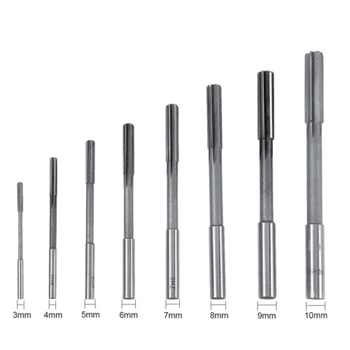 8pcs HSS Machine Reamer Cutting Milling Reamer Reaming Tool Set Of - Picture 10 of 11